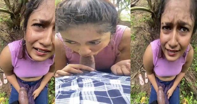 Malayalam Sexy Girl Outdoor Blowjob